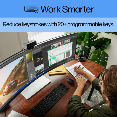 HP 450 BLK Programmable Wireless keyboard