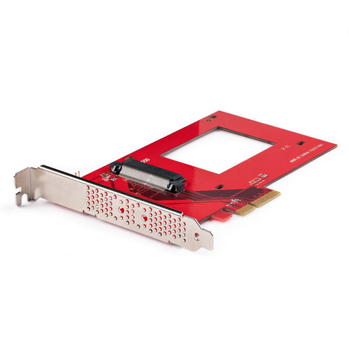 StarTech.com PEX4SFF8639U3 U.3 to PCIe 4.0 Adapter Card for NVMe SSDs