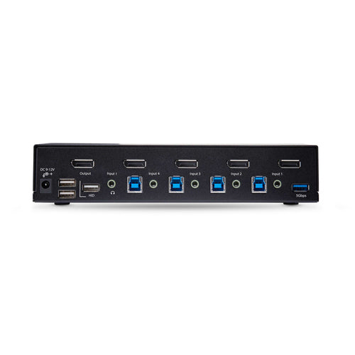 4-Port DisplayPort KVM Switch 8K 60Hz 4K 144Hz USB 3.0