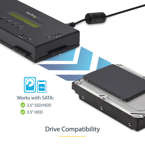 StarTech.com SATERASER4 4 Bay SSD/HDD Hard Drive Eraser - Secure Erase, NIST/DOD Compliant, External Disk Sanitizer