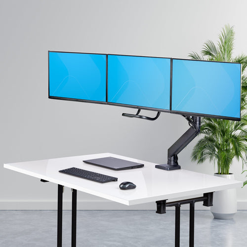 Monitor Mount StarTech.com 3M1A3SG Crossbar Triple VESA 75x75/100x100 Tool-Less - 3M1A3SG-MONITOR-ARM