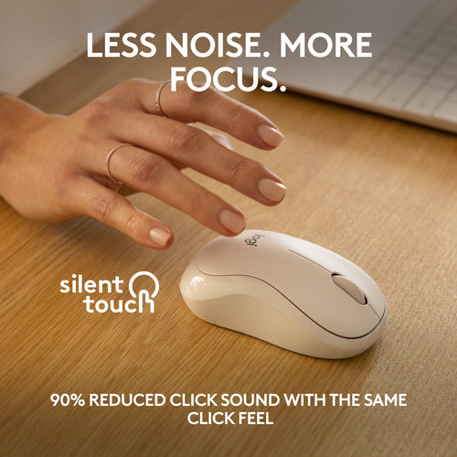 Mouse Logitech M240 Silent 4000 DPI Ambidextrous RF Wireless Bluetooth - 910-007120