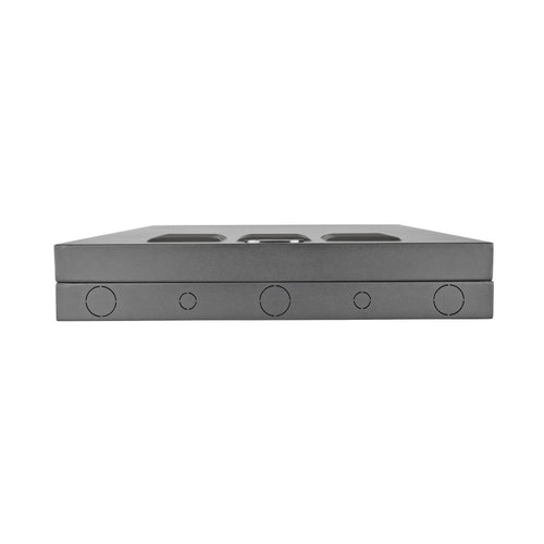 2U Wall-Mount Rack Enclosure Cabinet Tripp Lite SmartRack 68kg Capacity Key Lock Black