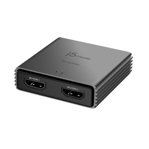 HDMI Splitter j5create JDSH812 8K 2-Way 2x HDMI Aluminium - JDSH812-N