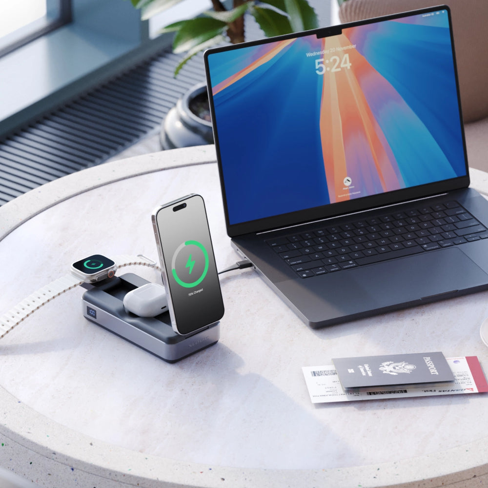 Power Bank 21000mAh ALOGIC Roam 6-in-1 Qi2 Fast Wireless 100W USB-C