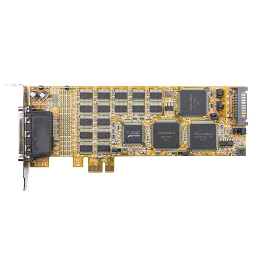 16-Port Low-Profile RS232 Serial Card PCI Express PCIe 1.1