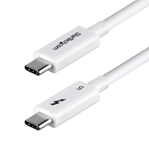 Thunderbolt Cable StarTech.com TBLT5MM80CM240WWH 80Gbps 240W PD 8K 60Hz - TBLT5MM80CM240WWH