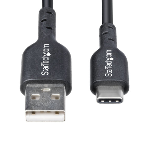 USB Charging Cable 3ft USB-A to USB-C 3A Fast Charge Black