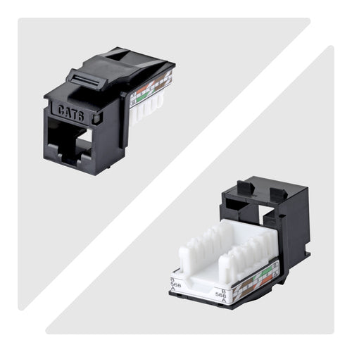 StarTech.com C6KEY110BK24PK keystone module