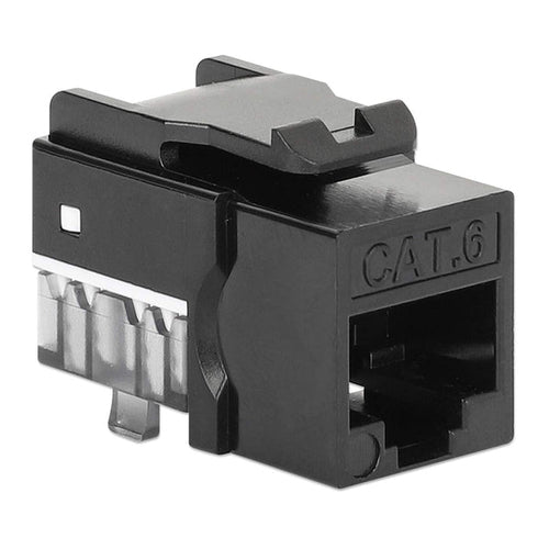 Keystone Module Intellinet 772129 10GBase-T RJ-45 Female Flat Black