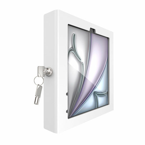 Compulocks iPad Air M2 11" Apex Enclosure Rolling Cart - Rise Freedom White