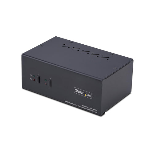 KVM Switch StarTech.com P2ADDH462 4K Ultra HD 36W - P2ADDH462-KVM-SWITCH