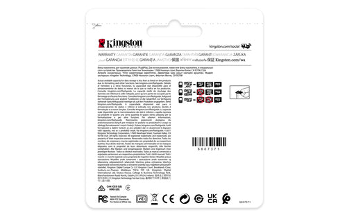 microSDHC Card Kingston Technology 16GB Class 10 UHS-I 100MB/s - SDCIT2/16GB
