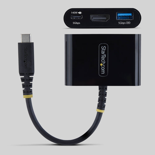Laptop Dock StarTech.com 168B-USBC-MULTIPORT 140W PD 4K 60Hz USB-C - 168B-USBC-MULTIPORT