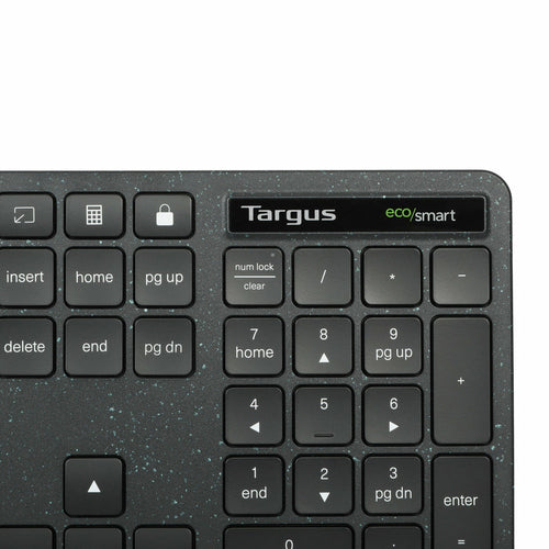 Wired Keyboard Targus EcoSmart AKB874UK Full-size USB QWERTY Black - AKB874UK