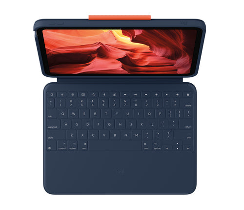 Logitech Rugged Combo 4 Keyboard for iPad 1.2mm Key Travel Blue