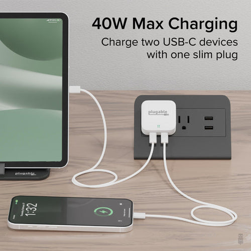 Plugable Technologies PS-40C2W mobile device charger