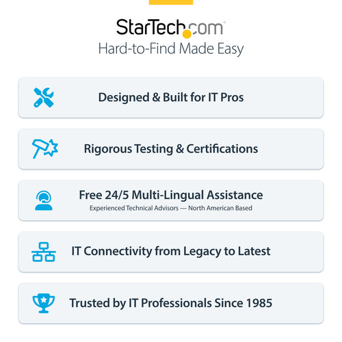 StarTech.com N6PAT6BKS networking cable