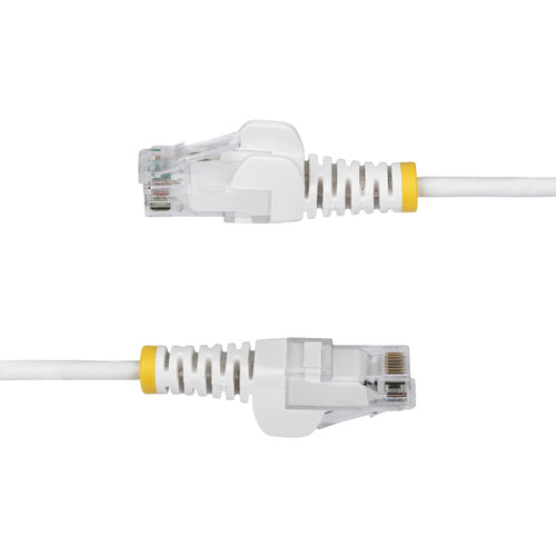 30FT Slim CAT6 Ethernet Cable Snagless RJ45 100W PoE White