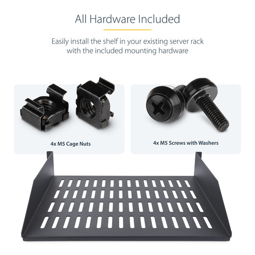 StarTech.com CABSHELFV2U-16-RACK rack accessory