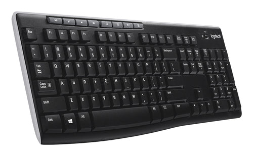 Keyboard Logitech K270 Wireless Full-size RF QWERTZ Black - 920-003743
