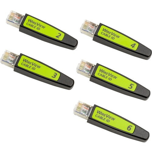 NetAlly WIREVIEW 2-6 Cable IDs Network Analyzer Accessory Black Green
