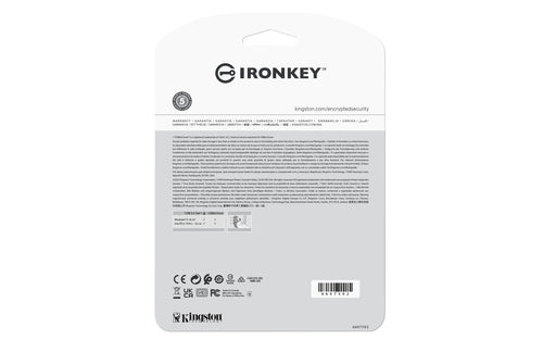 USB Flash Drive Kingston IronKey Locker+ 50 64GB AES 256-bit Encryption 145 MB/s