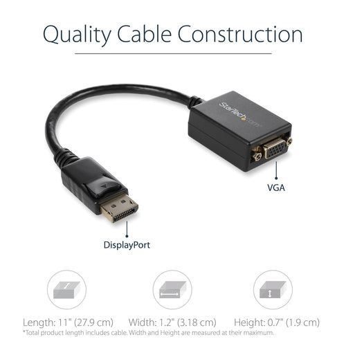 Video Cable Adapter StarTech DP2VGA2 Active DisplayPort to VGA 1080p