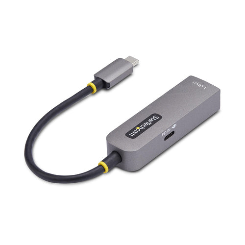 USB-C Ethernet Adapter StarTech 1GPD3 100W PD Pass-Through 1Gbps Thunderbolt Compatible - 1GPD3-USB-C-ETHERNET