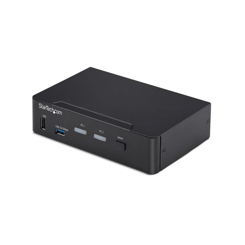 2-Port DisplayPort KVM Switch 4K 60Hz USB 3.0 Hub StarTech.com