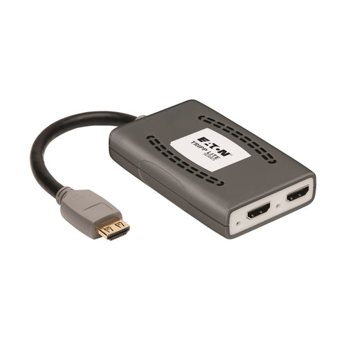 HDMI Splitter Tripp Lite B118-002-HDR-V2 4K 60Hz 2-Port USB Powered Metal
