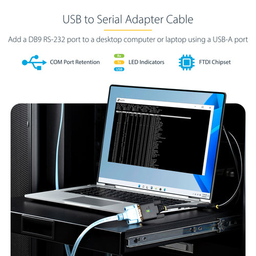 StarTech.com 1P6FFC-USB-SERIAL serial cable