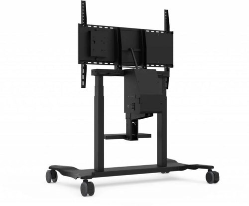 Multimedia Cart Viewsonic VB-STND-008 75kg Capacity Black Aluminum Plastic Steel