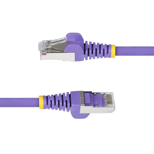Ethernet Cable StarTech.com NLPL-1F-CAT6A 10GbE 1ft Snagless Purple