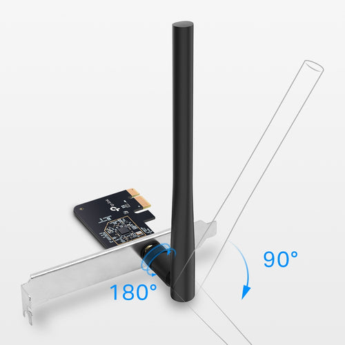 Wireless Network Card TP-Link Archer T2E Dual-Band Up to 433 Mbit/s Internal PCI Express
