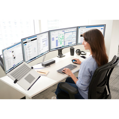 Dual Monitor Arm Mount Height-Adjustable SmartFit Kensington