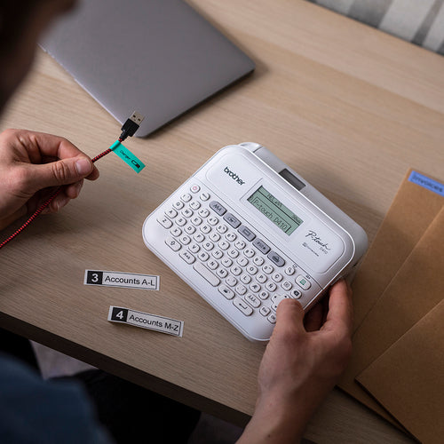 Label Printer Brother PT-D410 QWERTY Thermal Transfer 180 DPI Wired