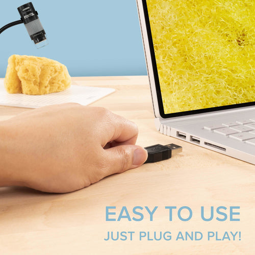 Digital Microscope 250x Magnification 2MP Plugable Technologies USB-C Compatible