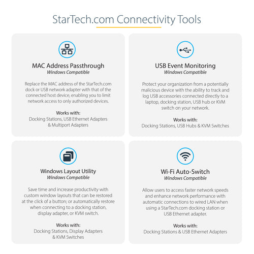 StarTech.com 116N-USBC-DOCK laptop dock/port replicator