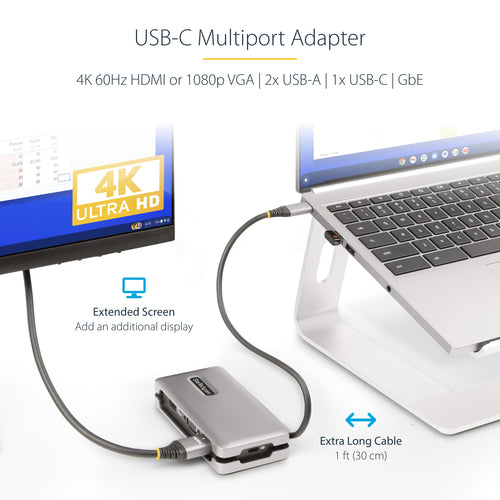 StarTech.com DKT31CVHPD3 laptop dock/port replicator