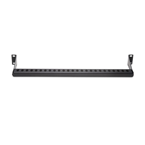 StarTech 12S Cable Lacing Bar Rack Accessory Black Steel