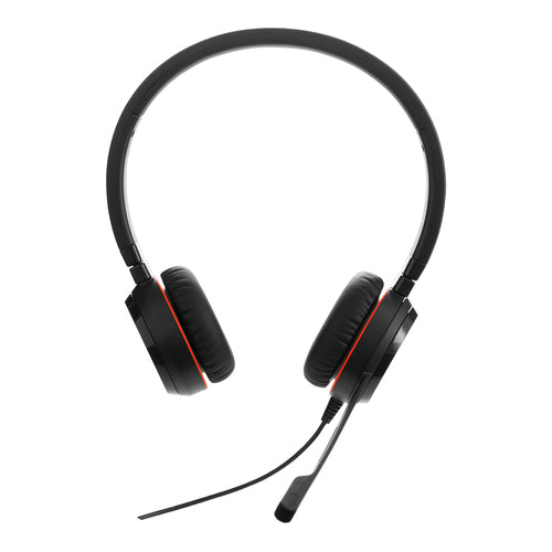 Jabra Evolve 20 SE Wired Headset USB-C/A Stereo Leatherette Black 150-7000Hz for Office/Call Center
