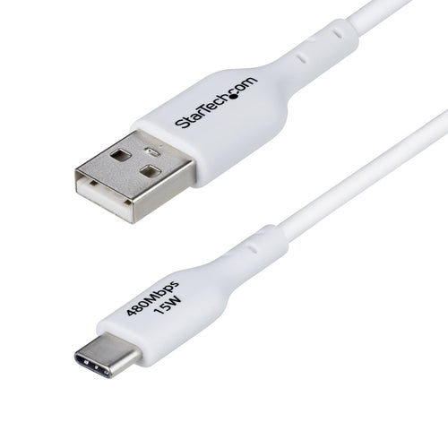 USB Cable StarTech.com USB2AC1MNCWHE USB-A to USB-C 3A 1m - USB2AC1MNCWHE