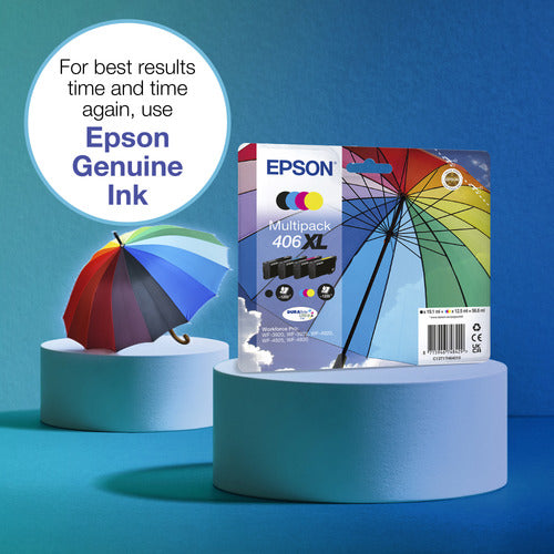 Epson Multipack 4-colour 406XL Umbrella DURABr ink cartridge