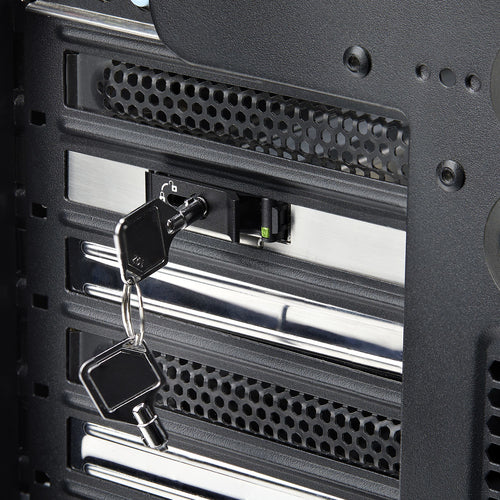 M.2 NVMe SSD to PCIe x4 Mobile Rack Black Silver Tool-less Installation