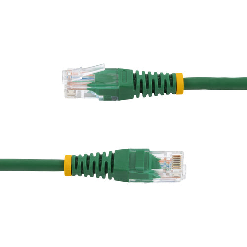 Cat5e Patch Cable 1ft Green U/UTP RJ45 Molded Connectors