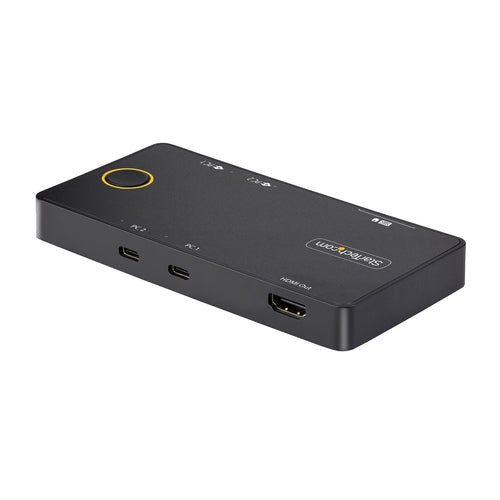 2-Port USB-C KVM Switch 4K 60Hz HDMI Dual Power Delivery