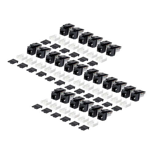 StarTech.com C6KEY110BK24PK keystone module