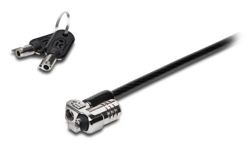 Kensington K65020TAA Cable Lock - 1.8m, Keyed, Carbon Steel Security