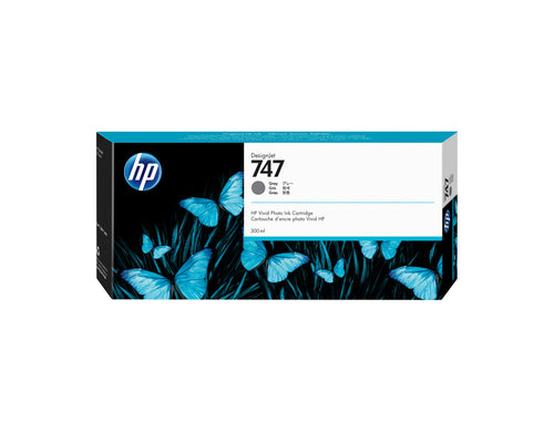 Ink Cartridge HP 747 300-ml Gray Thermal Inkjet for Z9 Printer - P2V86A